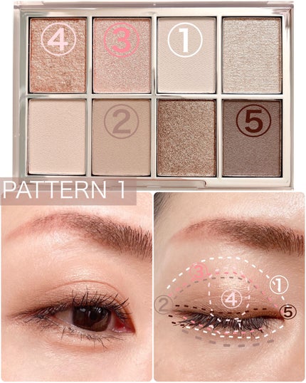 デイリズムアイパレット/heimish/アイシャドウパレットを使ったクチコミ(6枚目)