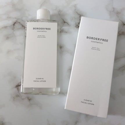 クリアVCフェイシャルローション/BORDER FREE cosmetics/化粧水を使ったクチコミ(1枚目)