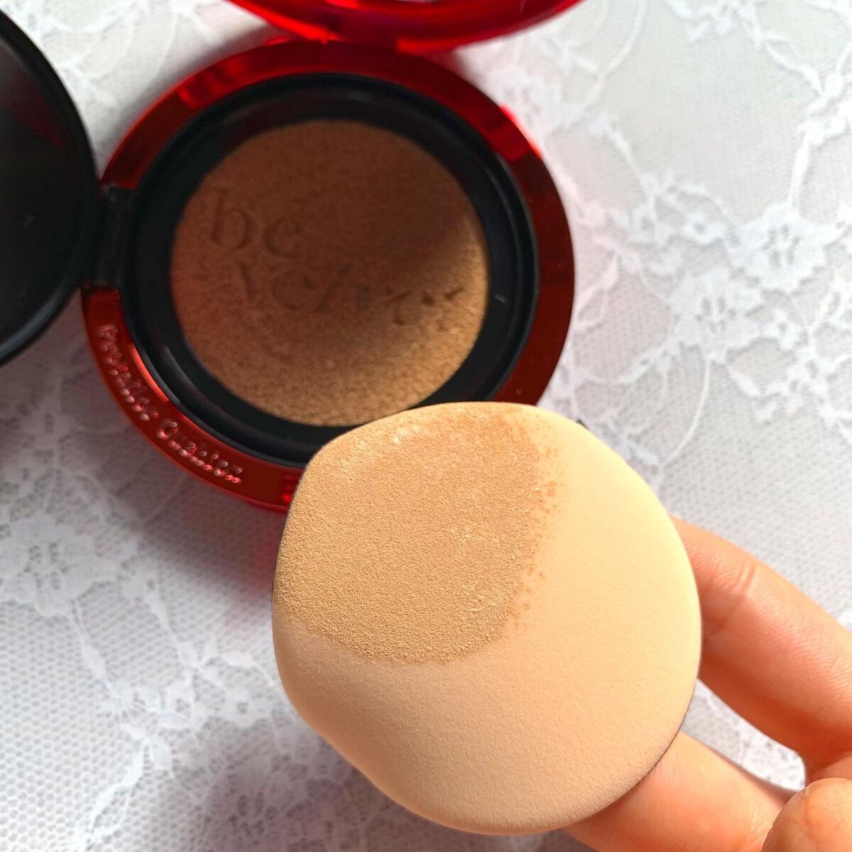 プロテーラービーベルベットカバークッション/espoir/クッションファンデーションを使ったクチコミ(5枚目)