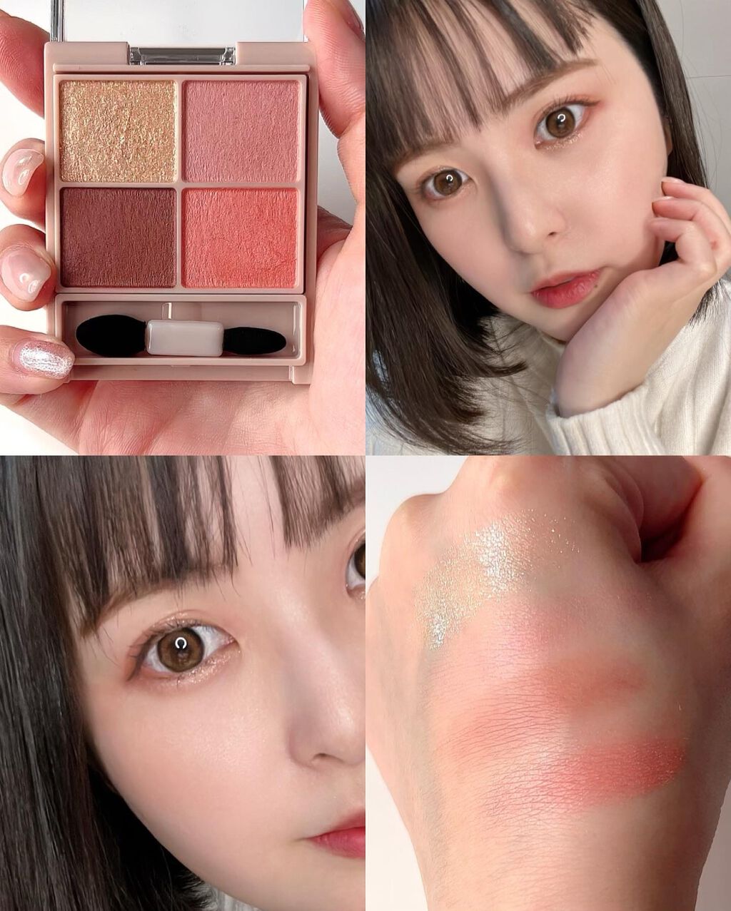 シルキースフレアイズ(マットタイプ)/キャンメイク/アイシャドウパレットを使ったクチコミ(6枚目)