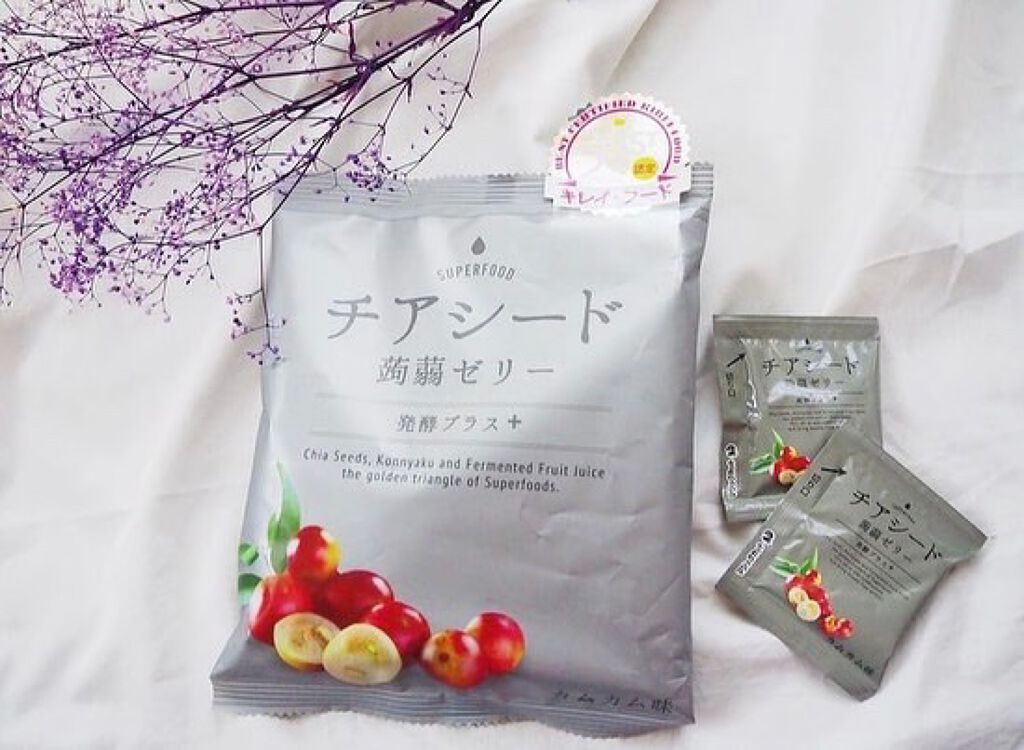 発酵チアシード蒟蒻ゼリー/シーボン．/酵素食品を使ったクチコミ（3枚目）