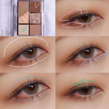 プロ アイパレット ミニ/CLIO/アイシャドウパレットを使ったクチコミ(4枚目)