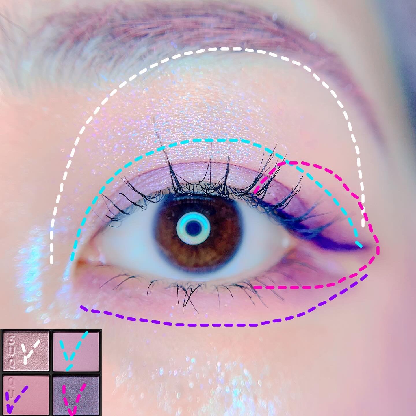 シークレットシェイプパレット/LUNASOL/パウダーチークを使ったクチコミ（2枚目）