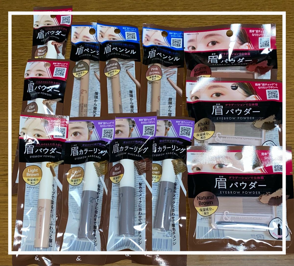 &.チップオン眉パウダー/DAISO/パウダーアイブロウを使ったクチコミ（2枚目）