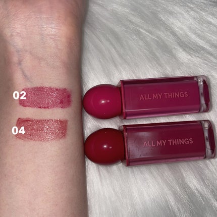 オールマイシングス リップスティッカーティント/all my things/リップティントを使ったクチコミ(2枚目)