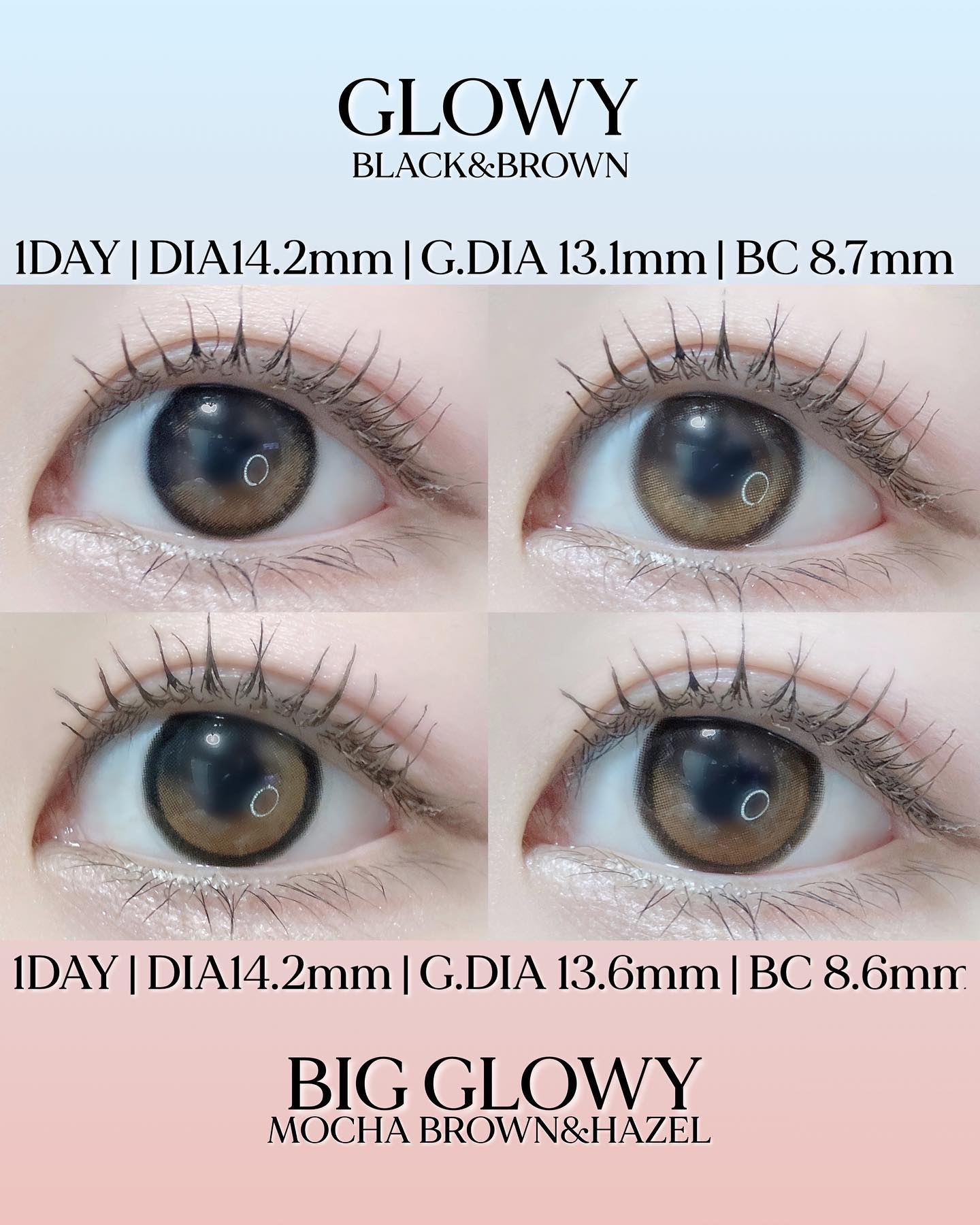 Glowy 1day/OLENS/ワンデー（１DAY）カラコンを使ったクチコミ（3枚目）