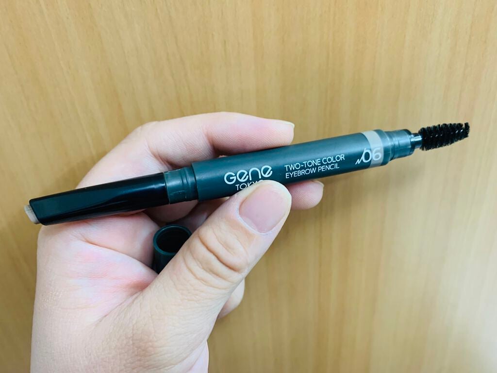ツートンカラーアイブロウペンシル/GENE TOKYO/アイブロウペンシルを使ったクチコミ(3枚目)
