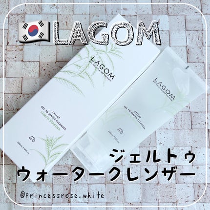 ラゴム ジェルトゥウォーター クレンザー(朝用洗顔)/LAGOM /その他洗顔料を使ったクチコミ(1枚目)