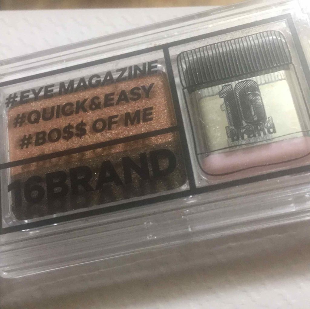 16 EYE MAGAZINE/16BRAND/アイシャドウパレットを使ったクチコミ（1枚目）