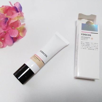 UHDファンデーション342(ピンクベージュ)/COSCOS/リキッドファンデーションを使ったクチコミ(1枚目)