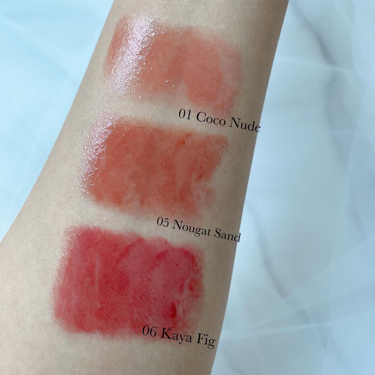 グラスティングメルティングバーム/rom&nd/リップバームを使ったクチコミ（3枚目）