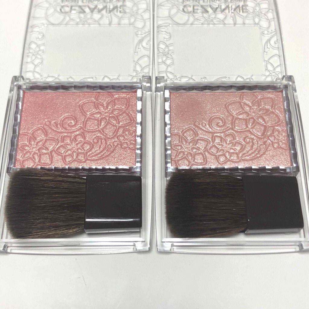 パールグロウチーク/CEZANNE/パウダーチークを使ったクチコミ(2枚目)