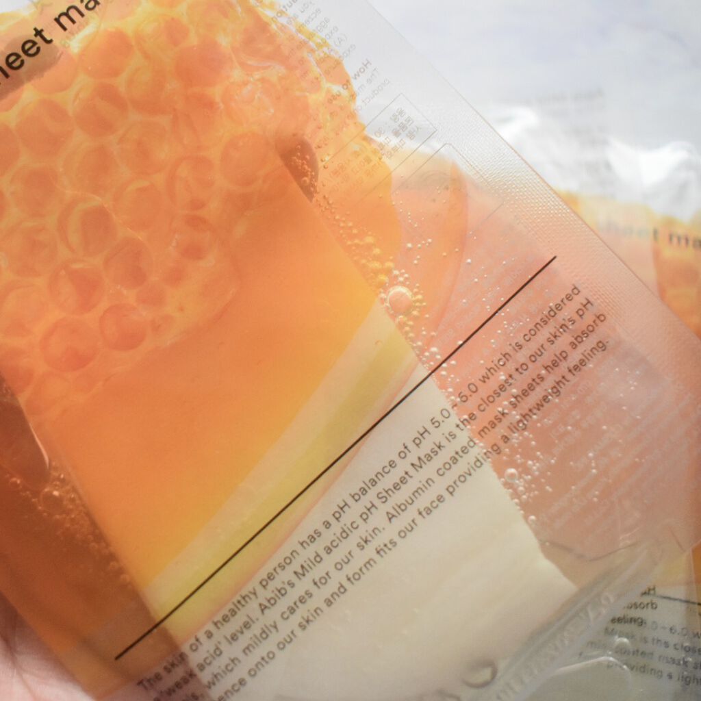 弱酸性pHシートマスク ハニーフィット/Abib /シートマスク・パックを使ったクチコミ（2枚目）