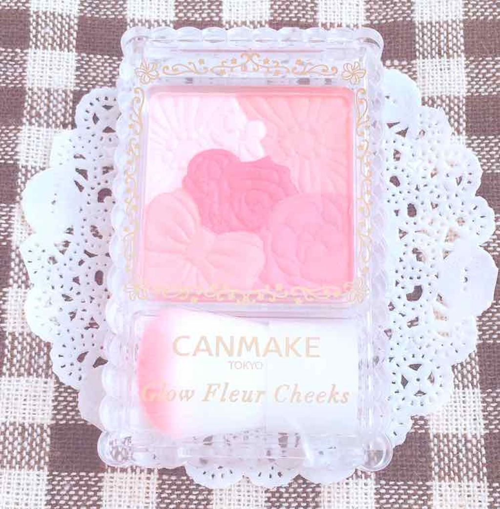 グロウフルールチークス/キャンメイク/パウダーチークを使ったクチコミ（1枚目）