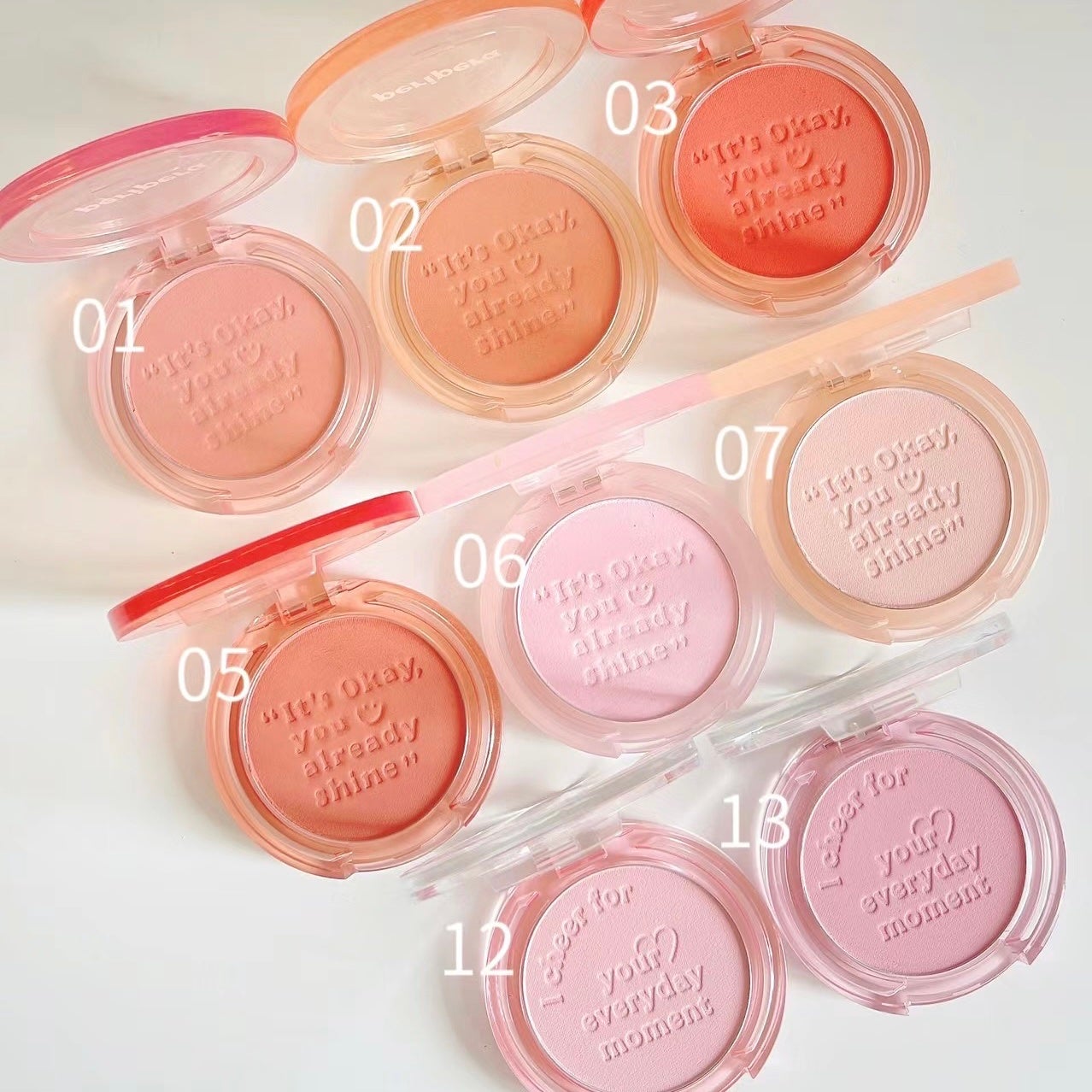 ピュア ブラッシュド サンシャイン チーク/PERIPERA/パウダーチークを使ったクチコミ(2枚目)