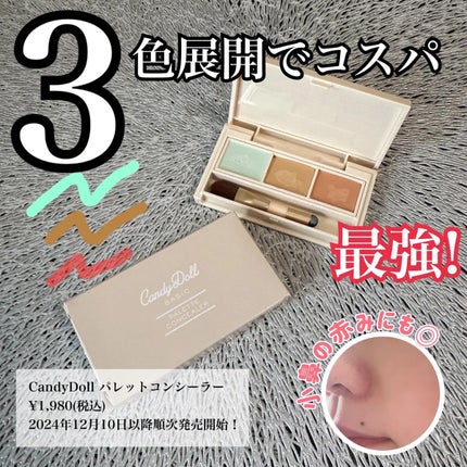 パレットコンシーラー/CandyDoll/パレットコンシーラーを使ったクチコミ(1枚目)