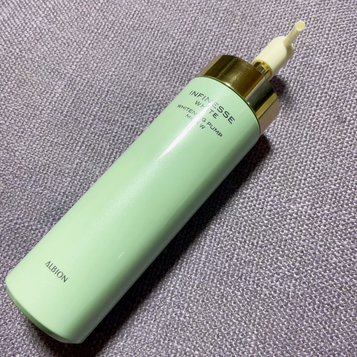 アンフィネスホワイト ホワイトニング パンプ ミルク/ALBION/乳液を使ったクチコミ(1枚目)