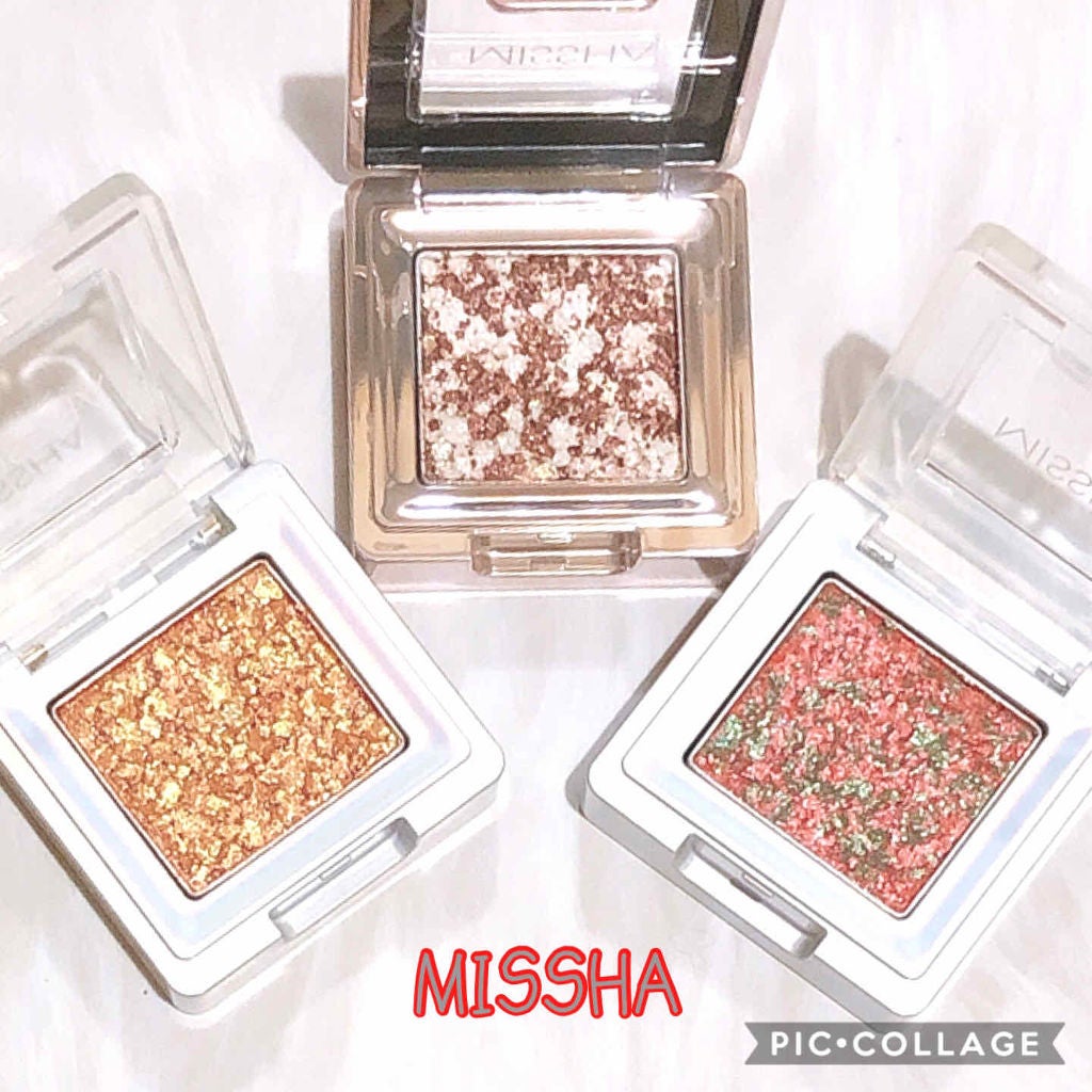 グリッタープリズム シャドウ/MISSHA/グリッターを使ったクチコミ(1枚目)
