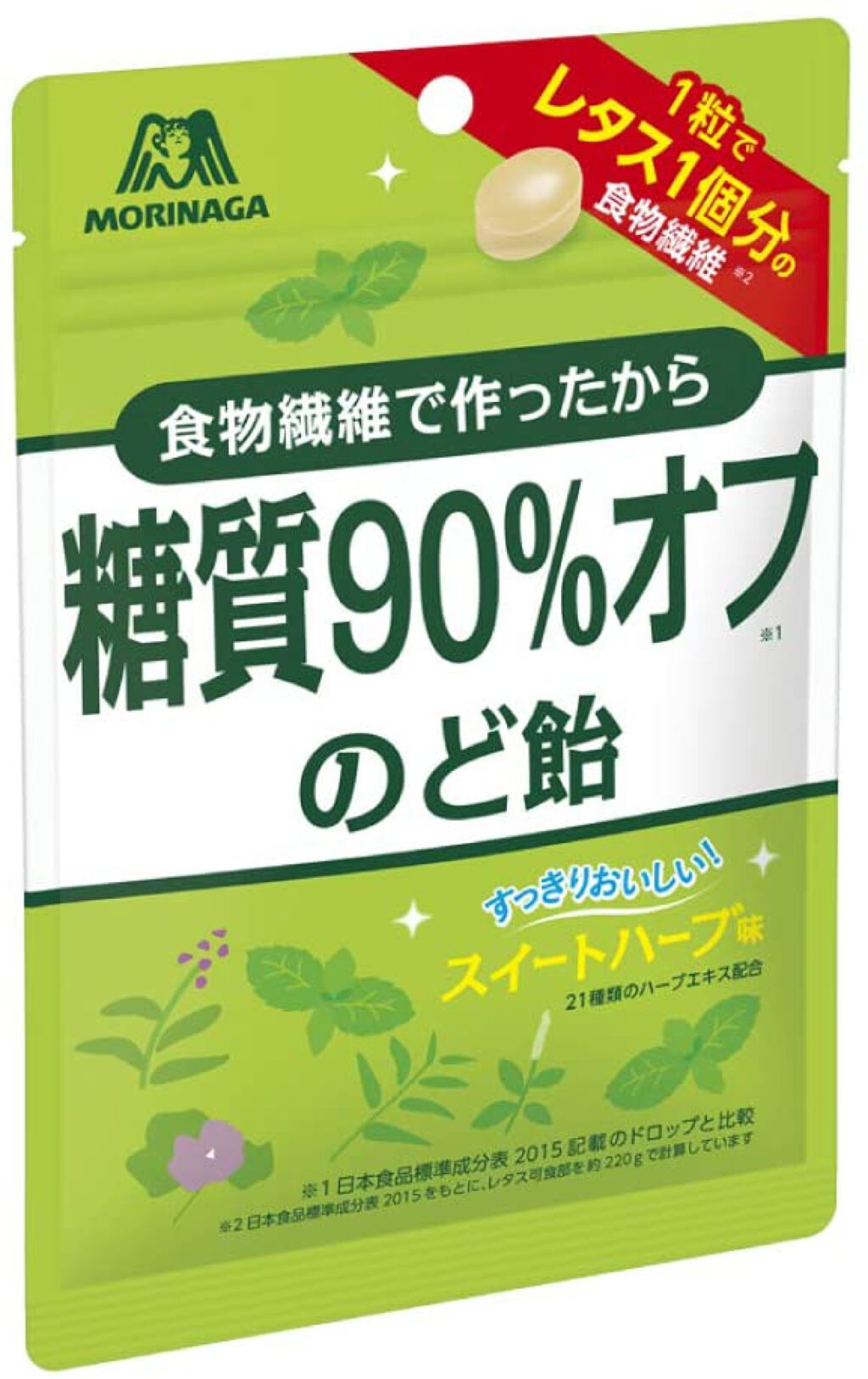 糖質90%オフのど飴 森永製菓