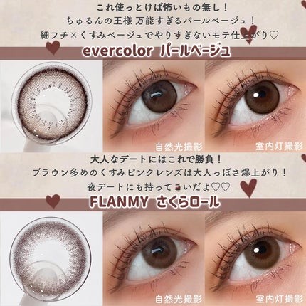 エバーカラーワンデー ナチュラル/エバーカラー/ワンデー(1DAY)カラコンを使ったクチコミ(5枚目)