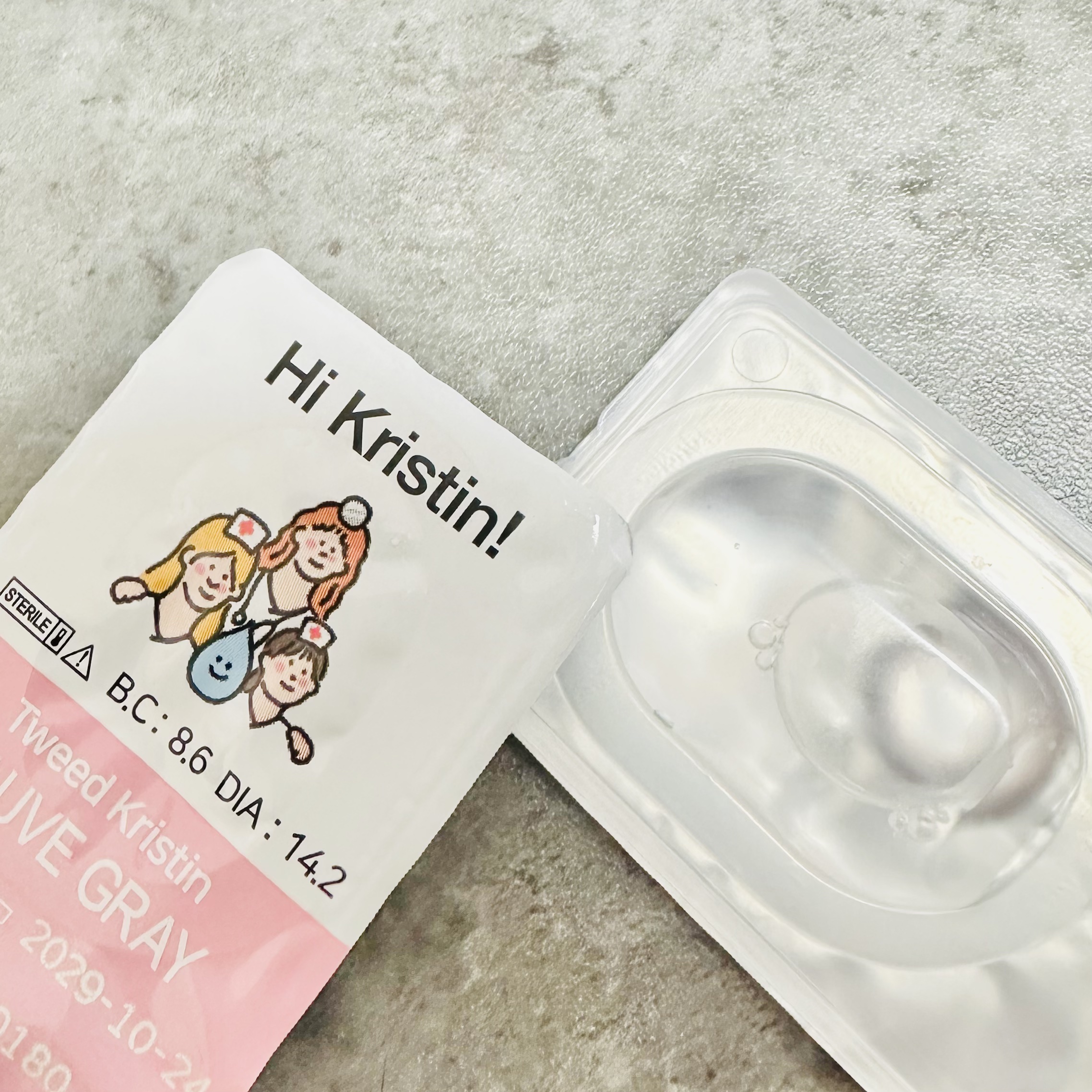 Tweed Kristin 1month/Hapa kristin/１ヶ月（１MONTH）カラコンを使ったクチコミ（3枚目）