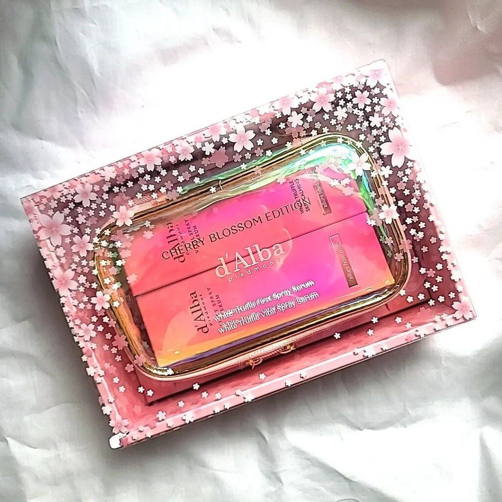 みお/mio@コスメヲタク on LIPS 「d'Albaチェリーブロッサムエディション(CAミストセット)..」(1枚目)