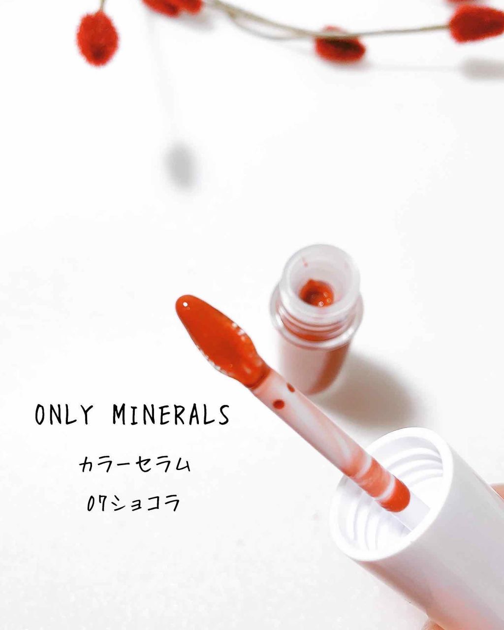 ミネラルカラーセラム 07 ショコラ/ONLY MINERALS/リップグロスを使ったクチコミ（3枚目）