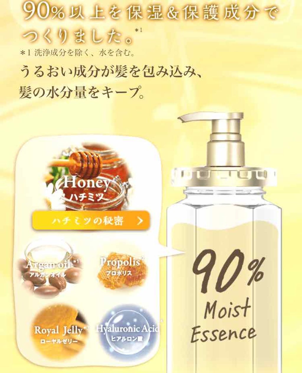 ディープモイスト シャンプー1.0／ヘアトリートメント2.0/&honey/市販シャンプーを使ったクチコミ（2枚目）