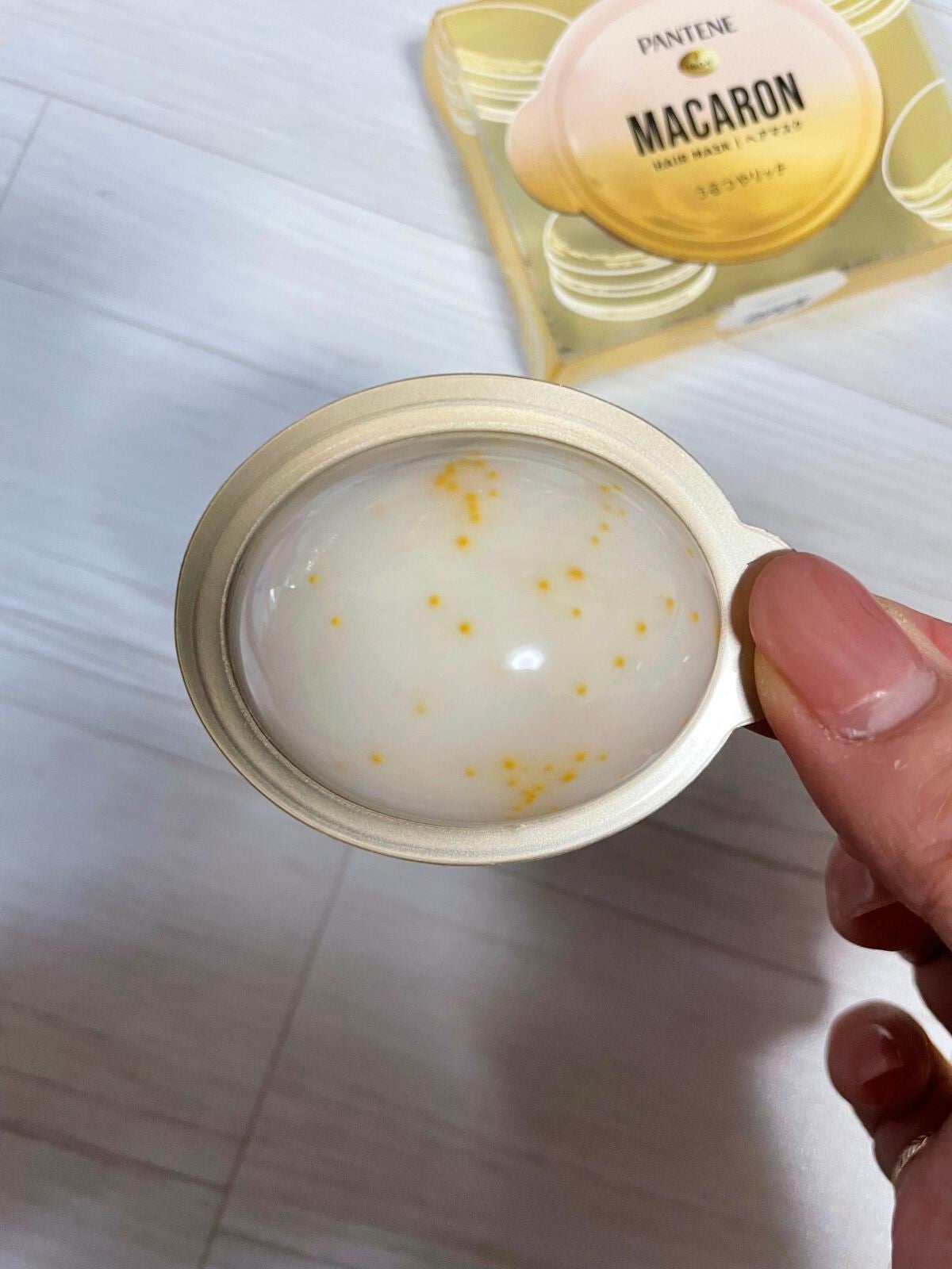 パンテーンマカロン ヘアマスク うるつやリッチ/パンテーン/ヘアマスク・ヘアパックを使ったクチコミ(3枚目)