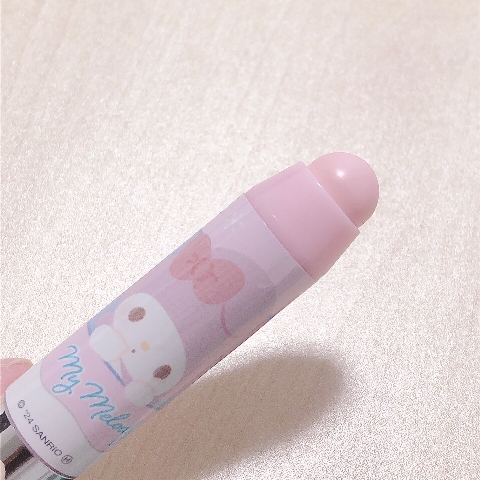 レブロン キス シュガー スクラブ 325 スウィート サクラ（マイメロディ限定パッケージ）/REVLON/リップスクラブを使ったクチコミ（2枚目）