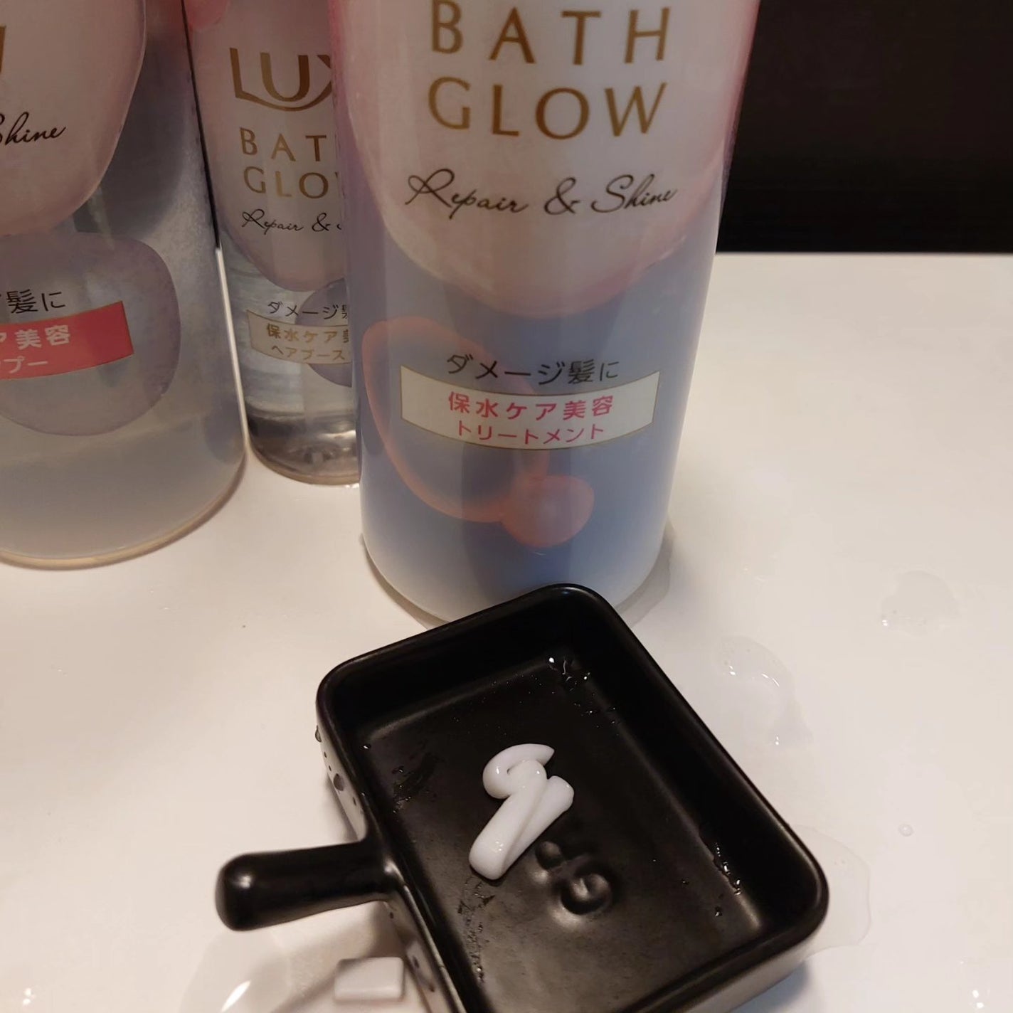 バスグロウ ストレート&シャイン シャンプー/トリートメント/LUX/市販シャンプーを使ったクチコミ(3枚目)