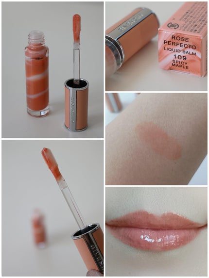 ローズ・パーフェクト・リキッド/GIVENCHY/口紅を使ったクチコミ(7枚目)