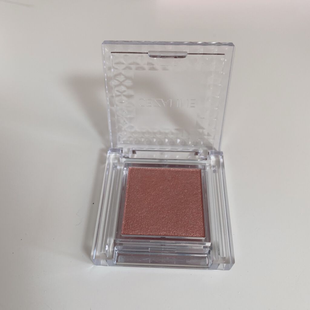 シングルカラーアイシャドウ/CEZANNE/単色アイシャドウを使ったクチコミ(2枚目)