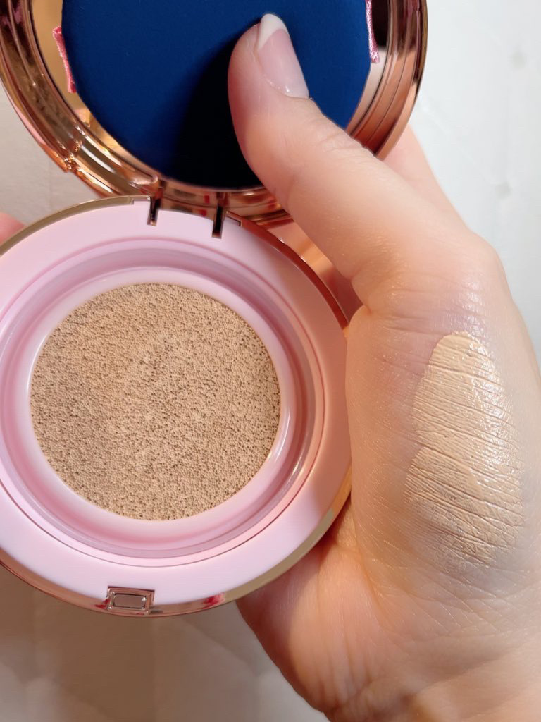 ピンクティーツリーカバークッション/APLIN/クッションファンデーションを使ったクチコミ（2枚目）