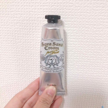 足指さらさらクリーム/デオナチュレ/デオドラント・制汗剤を使ったクチコミ(1枚目)