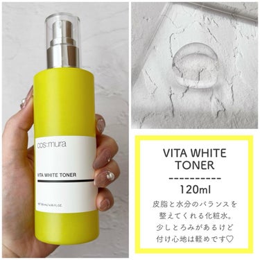 ビタホワイトトナー/cos:mura/化粧水を使ったクチコミ（2枚目）