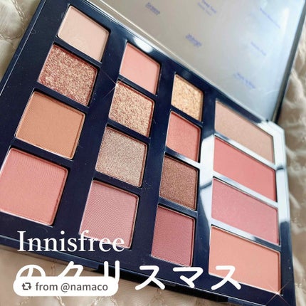 ムードアップパーティ パレット 2019 Holiday Limited Edition/innisfree/メイクアップキットを使ったクチコミ(1枚目)