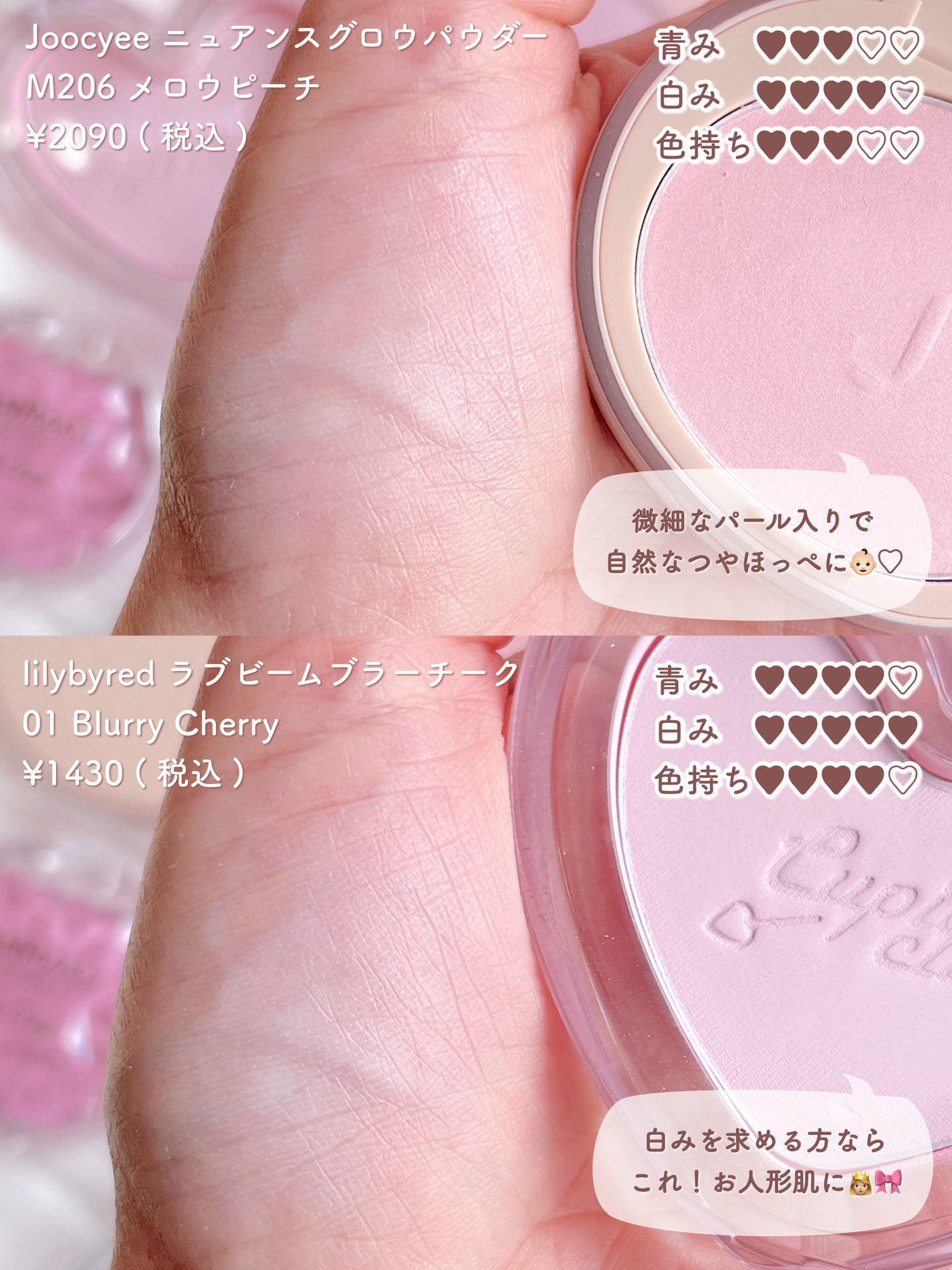 フィーチークメロウ/fwee/ジェル・クリームチークを使ったクチコミ(5枚目)