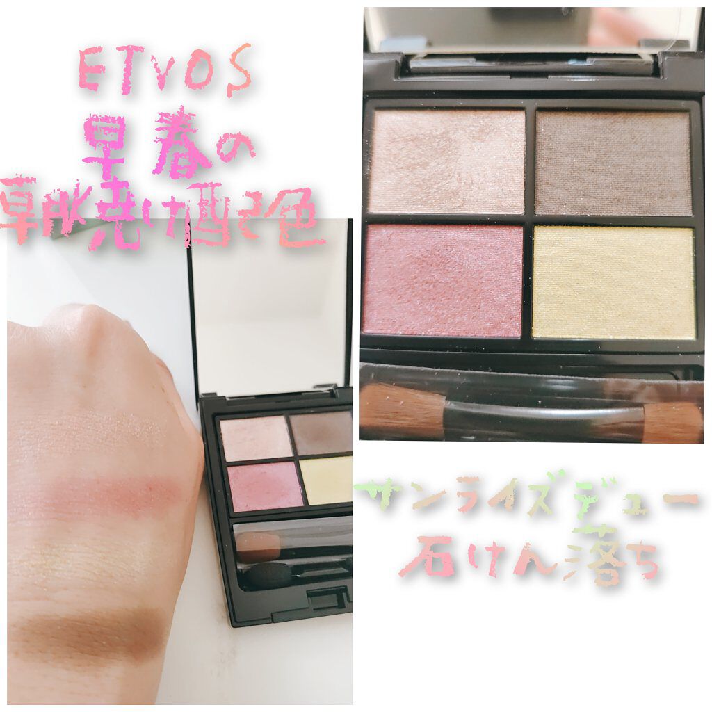 ミネラルクラッシィシャドー/エトヴォス/アイシャドウパレットを使ったクチコミ(2枚目)