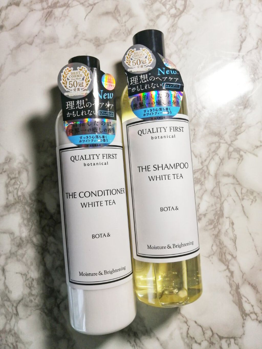 ボタアンド ザ シャンプー <WHITE TEA>/クオリティファースト/市販シャンプーを使ったクチコミ（1枚目）