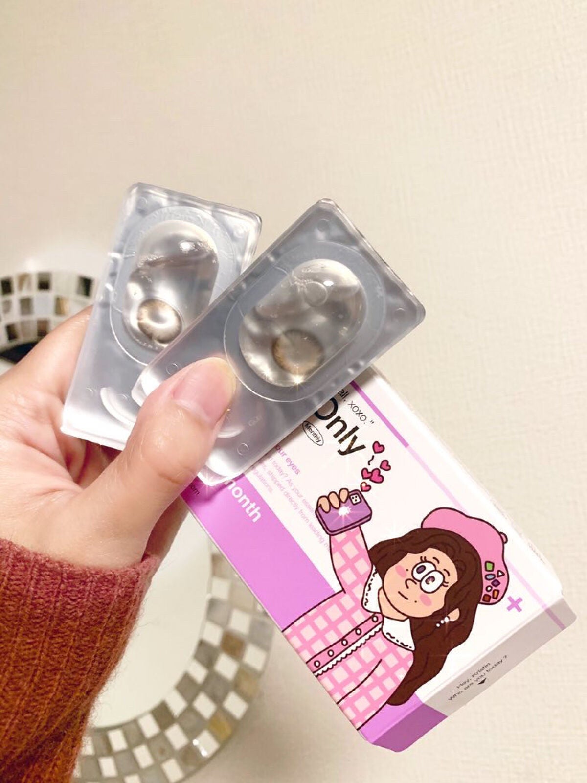 One & Only Kristin/Hapa kristin/カラーコンタクトレンズを使ったクチコミ(4枚目)