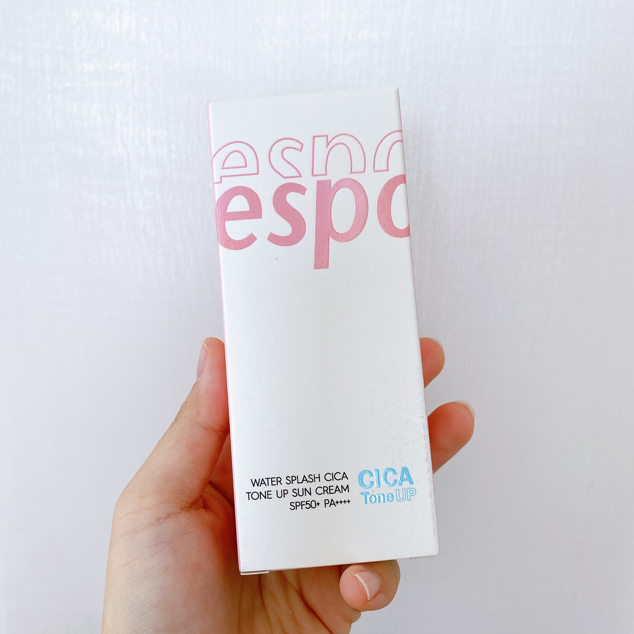 ウォータースプラッシュシカトーンアップクリーム/espoir/化粧下地を使ったクチコミ（3枚目）