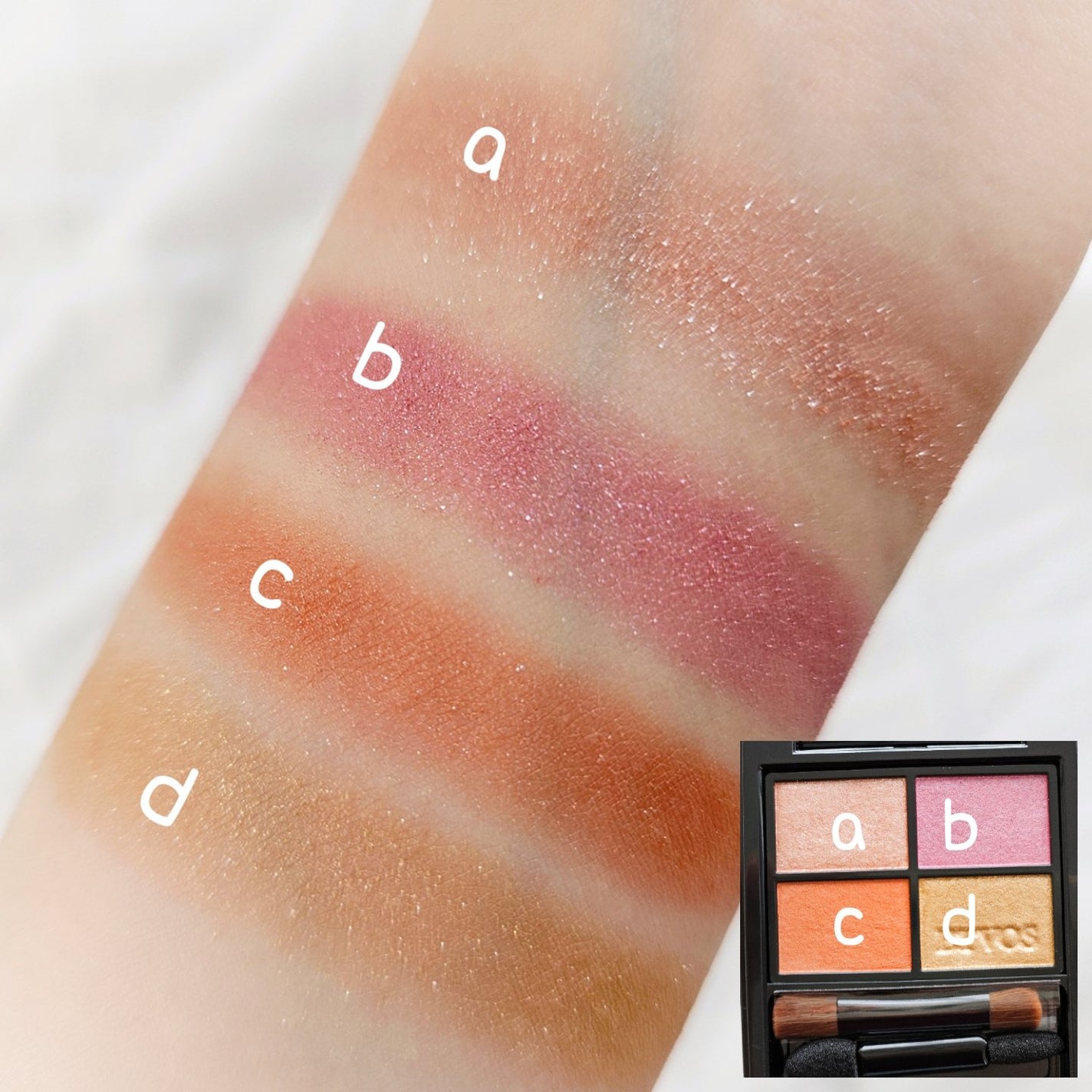 ミネラルクラッシィシャドー/エトヴォス/アイシャドウパレットを使ったクチコミ(5枚目)