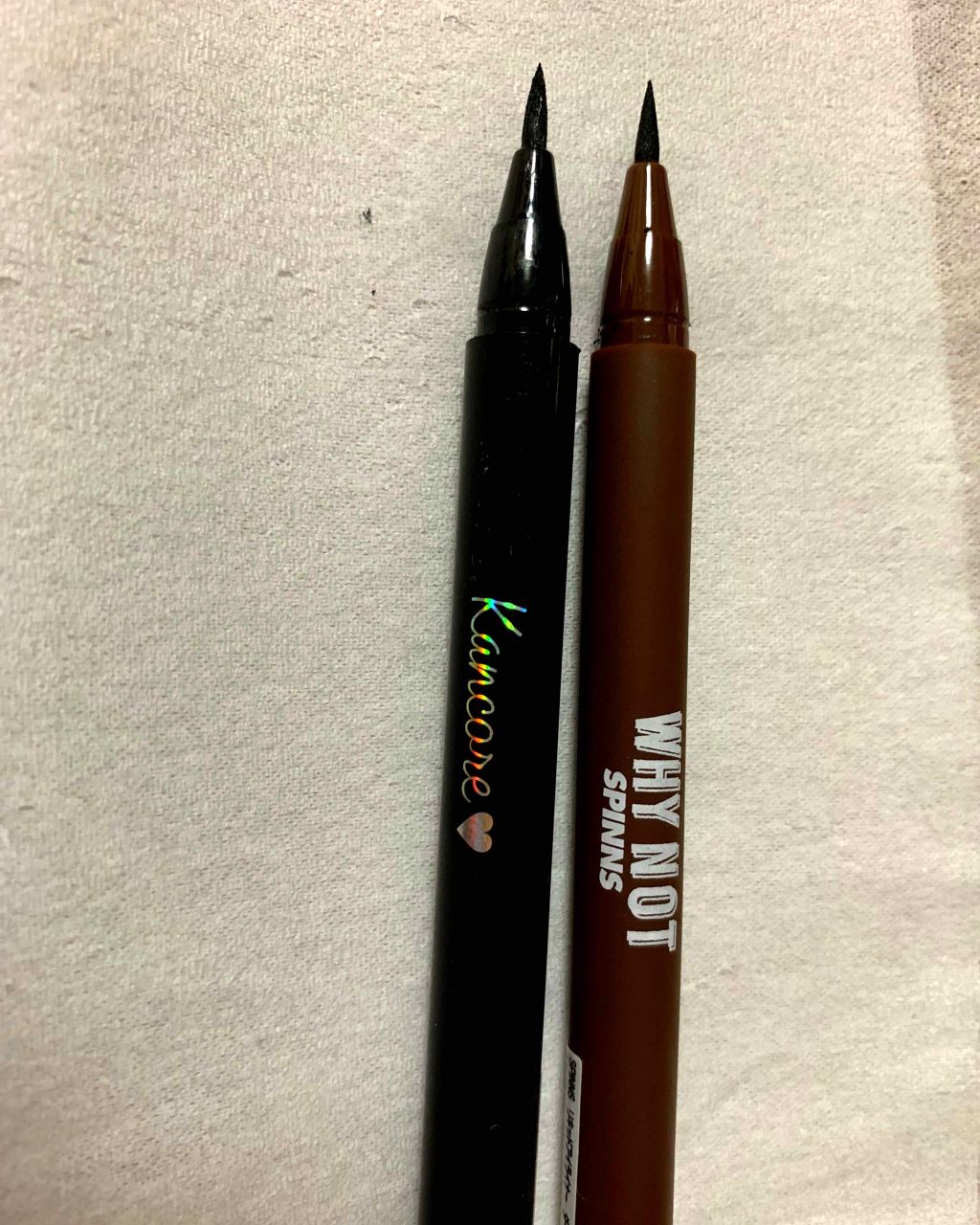 WHY NOT SPINNS リキッドアイライナー/DAISO/リキッドアイライナーを使ったクチコミ(4枚目)