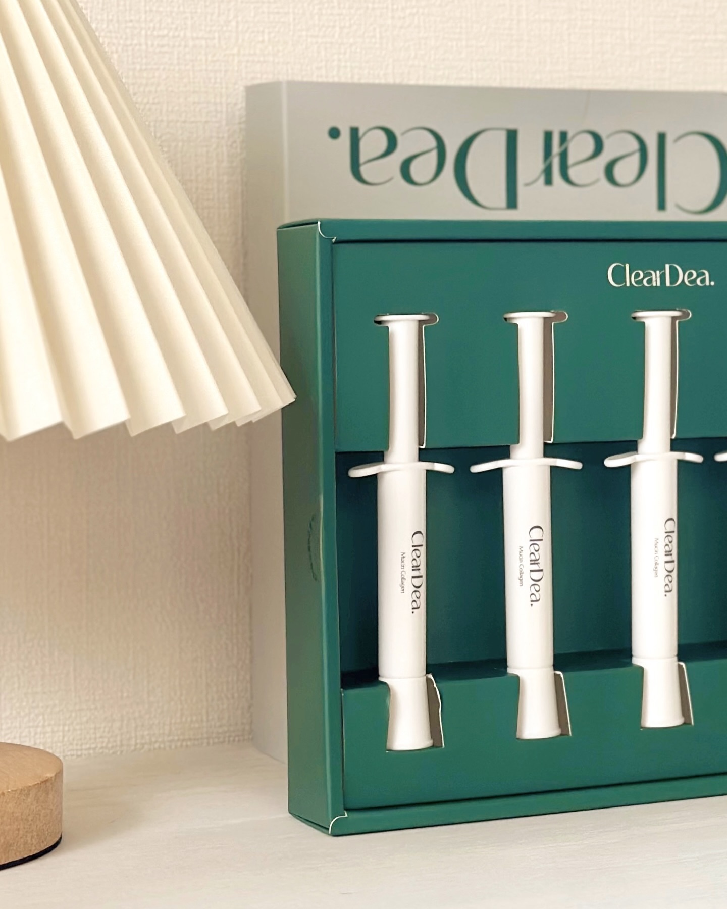 ミューシンコラーゲンボリューミングクリームアンプル/ClearDea./美容液を使ったクチコミ（3枚目）