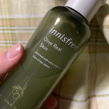 innisfree オリーブリアル スキンのクチコミ「化粧水は #innisfree の #オリーブリアルスキン を使っています！

透明の少しとろ.....」（1枚目）