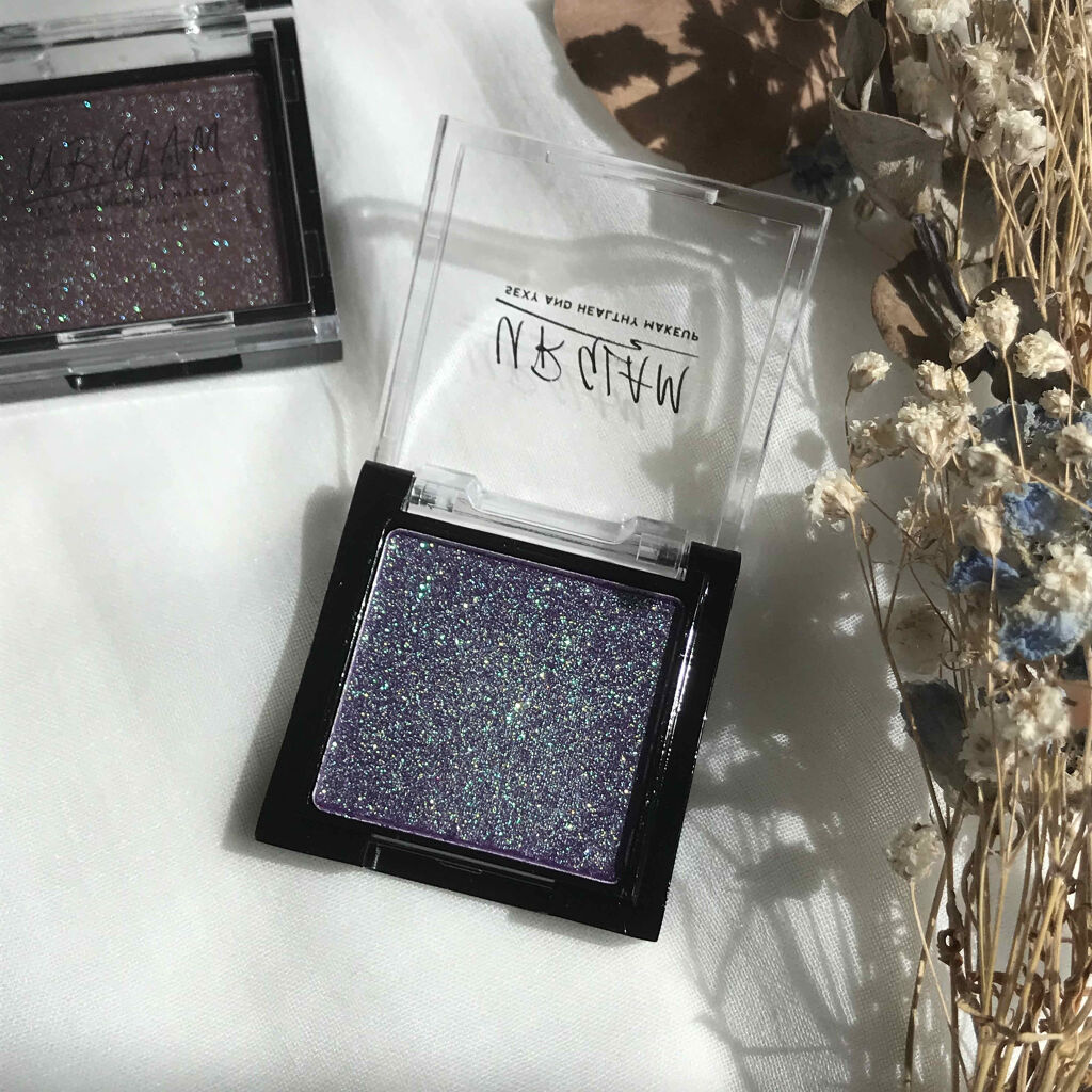 UR GLAM　POWDER EYESHADOW オーロラパープル/U R GLAM/単色アイシャドウを使ったクチコミ（1枚目）