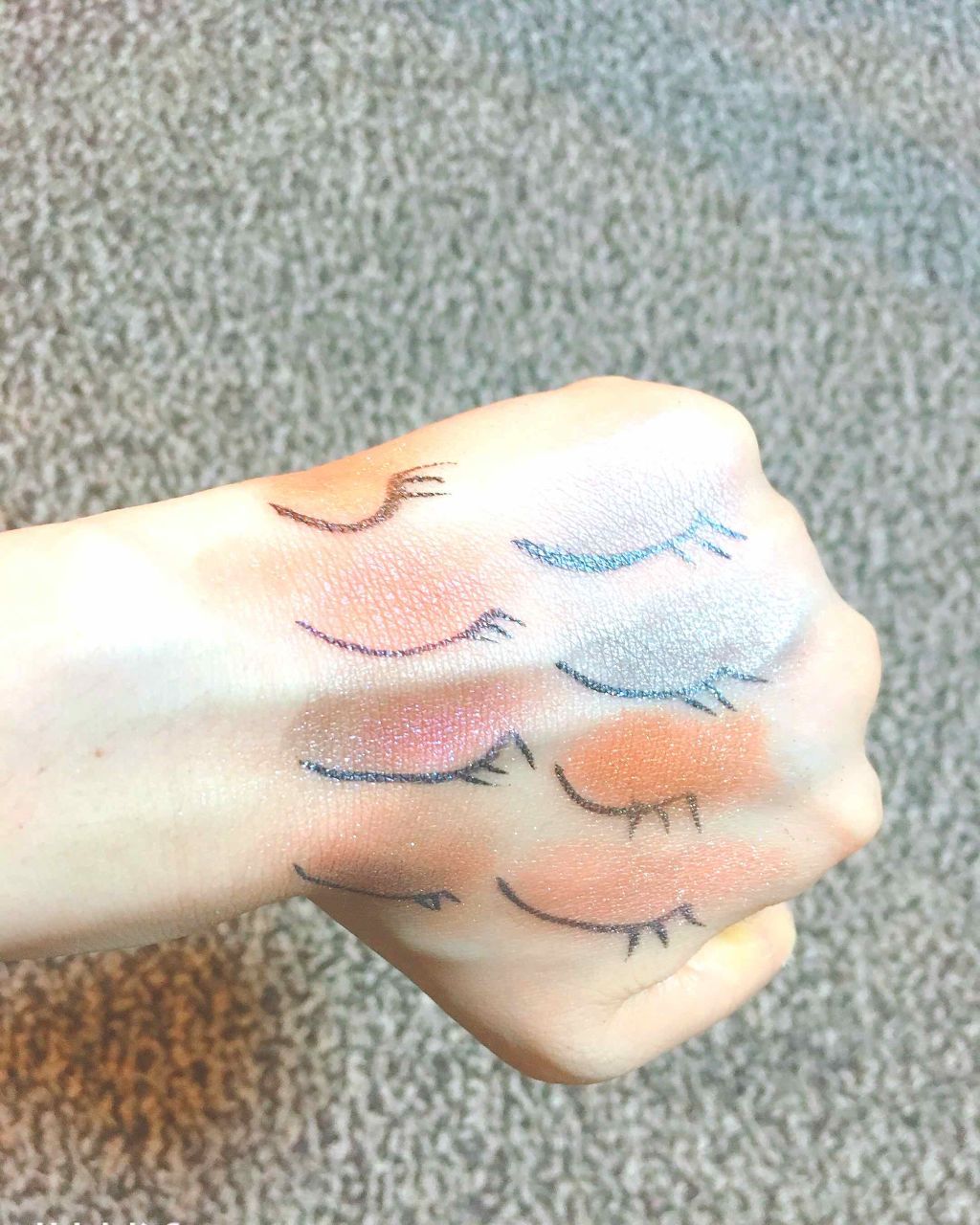 プロ ダズリング アイパレット グリッツ シャワー/CLIO/アイシャドウパレットを使ったクチコミ（3枚目）