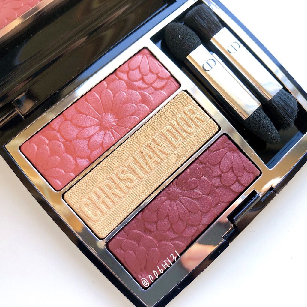トリオ ブリック パレット＜ピュア グロウ＞/Dior/アイシャドウパレットを使ったクチコミ（3枚目）
