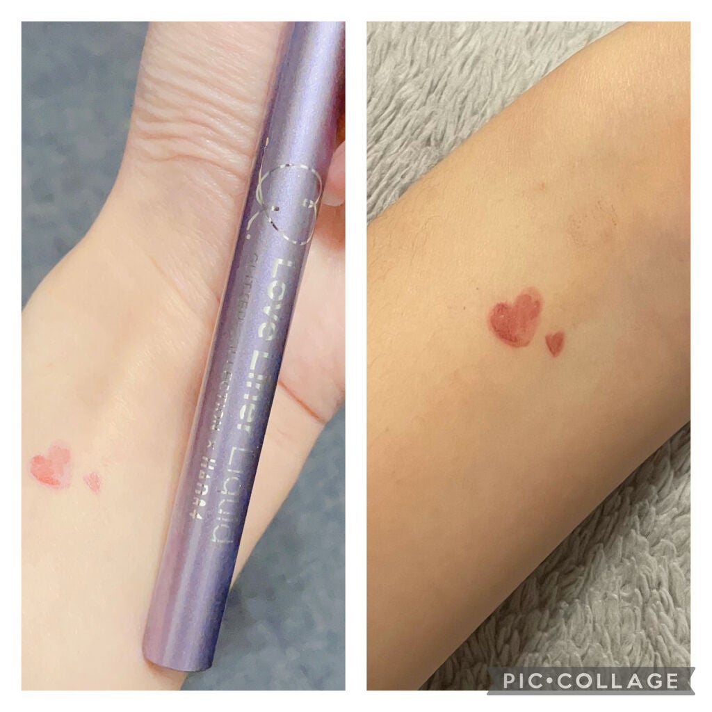 ラブ・ライナー リキッド グリッターコレクション/ラブ・ライナー/リキッドアイライナーを使ったクチコミ(2枚目)